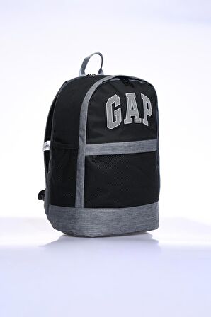 Gap GP03501 GRİ - SİYAH Unisex Sırt Çantası