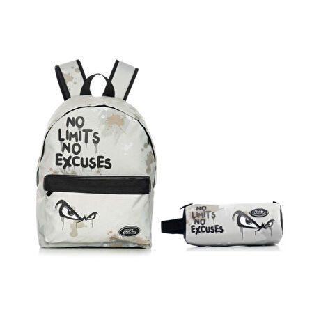 No Fear Okul Sırt Çantası Kalemlik Seti