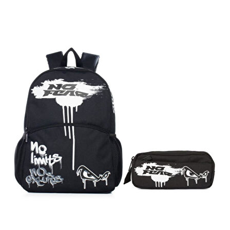 No Fear Okul Sırt Çantası Kalemlik Seti
