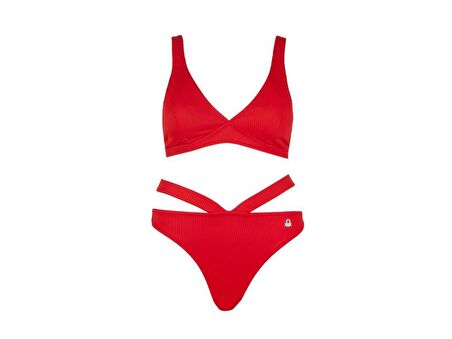 Benetton Kadın Bikini Kırmızı W25019