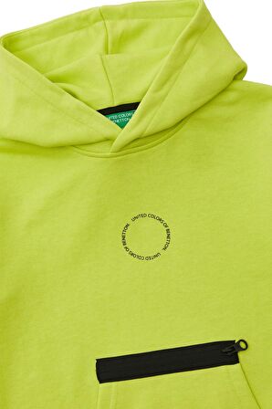 United Colors of Benetton Erkek Çocuk Kapüşonlu Sweatshirt