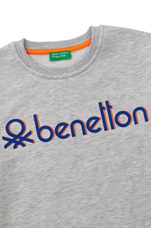 United Colors of Benetton Erkek Çocuk Kapüşonlu Sweatshirt