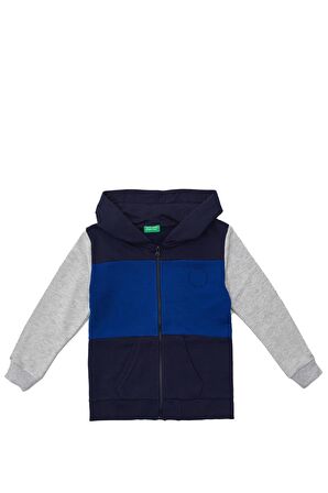 United Colors of Benetton Erkek Çocuk Kapüşonlu Sweatshirt