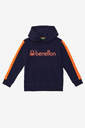 United Colors of Benetton Erkek Çocuk Kapüşonlu Sweatshirt