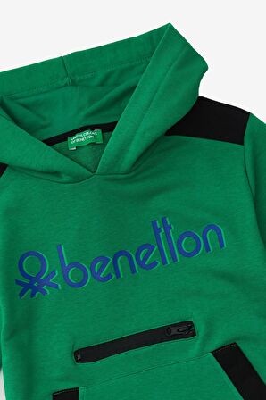 United Colors of Benetton Erkek Çocuk Kapüşonlu Sweatshirt