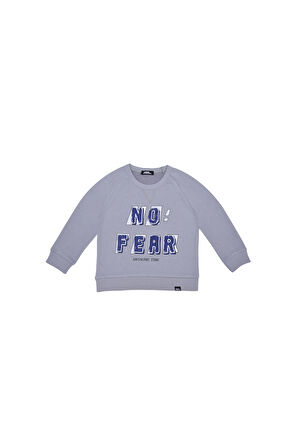 Erkek Çocuk Sweatshirt - Açık Gri | 7-8