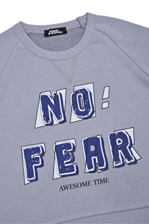 Erkek Çocuk Sweatshirt - Açık Gri | 13-14