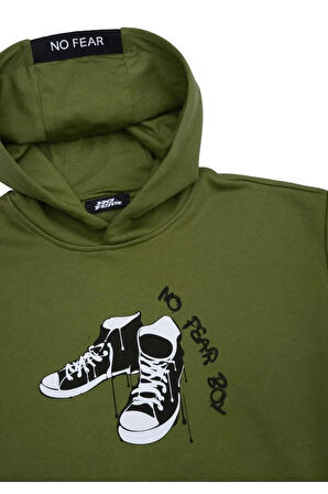 Erkek Çocuk Sweatshirt - Haki | 6-7