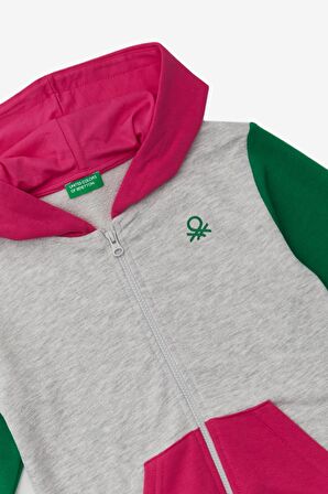 United Colors of Benetton Kadın Kapüşonlu Sweatshirt BNT-G20831