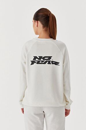 No Fear Kadın Sweatshirt Beyaz 72485