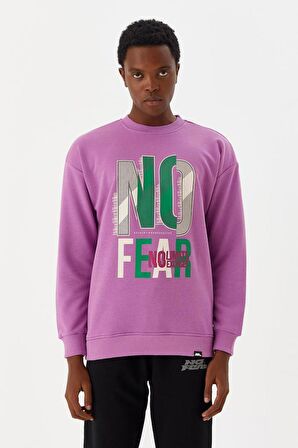 No Fear Erkek Sweatshirt Mor M500238