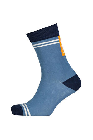 Erkek Bnt 2'li Soket Çorap - Mavi | 39/43