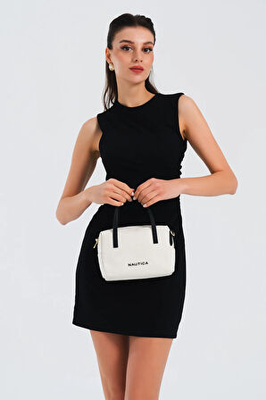 Nautica Kadın Postacı Çantası Bej-Siyah CN7250T
