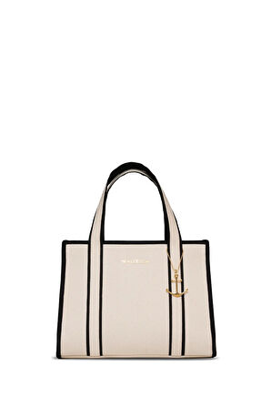 Nautica Kadın Omuz Çantası Bej-Siyah CN7232T