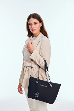 U.S. Polo Assn. Kadın Omuz Çantası Siyah US25251