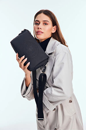 U.S. Polo Assn. Kadın Postacı Çantası Siyah US25268