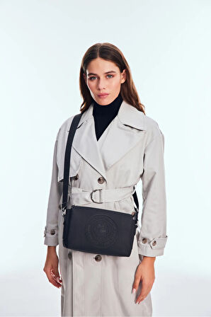 U.S. Polo Assn. Kadın Postacı Çantası Siyah US25268