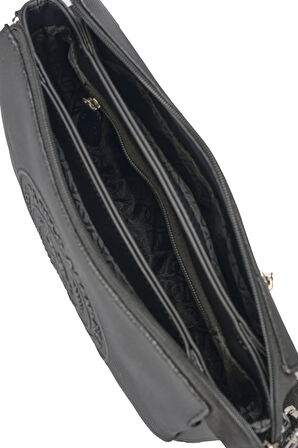 U.S. Polo Assn. Kadın Postacı Çantası Siyah US25268