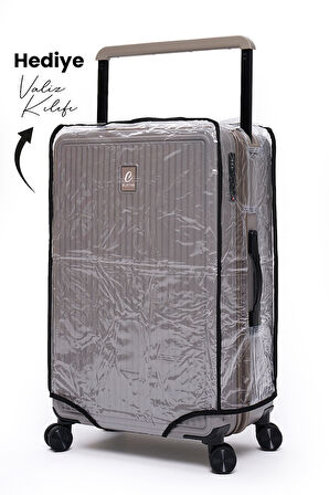 Elatae Vouge Exclusive Orta Boy Ultra Strong Valiz Vizon V10737