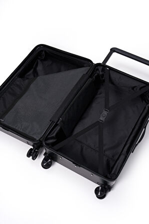 Elatae Vouge Exclusive Kabin Boy Ultra Strong Valiz Siyah V10737