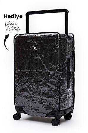 Elatae Vouge Exclusive Kabin Boy Ultra Strong Valiz Siyah V10737