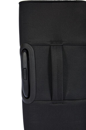 Pierre Cardin Ultra Light Kumaş Kabin Boy Valiz Siyah PC7050