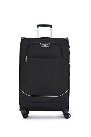 Pierre Cardin Ultra Light 3'lü Valiz Seti Büyük - Orta ve Kabin Boy Siyah PC7050