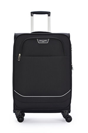 Pierre Cardin Ultra Light 3'lü Valiz Seti Büyük - Orta ve Kabin Boy Siyah PC7050