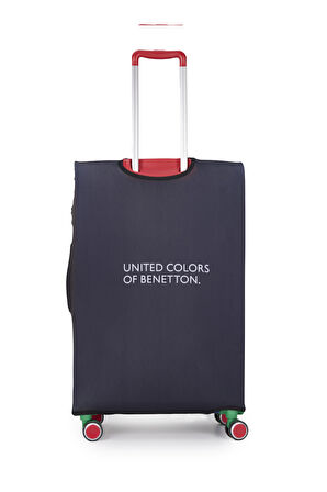 United Colors Of Benetton Büyük Boy Koruyucu Valiz Kılıfı Likralı Siyah