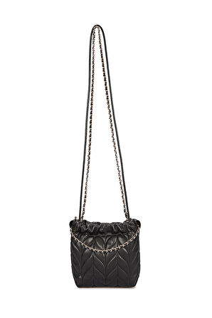 Pierre Cardin Kadın Çapraz Kapitone Çanta Siyah 05PC25Y10104