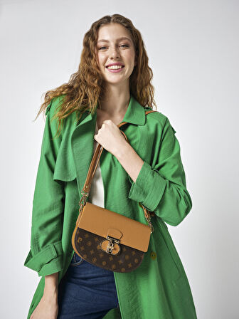 Pierre Cardin Kadın Çapraz Çanta Kahve 05PC25Y10304