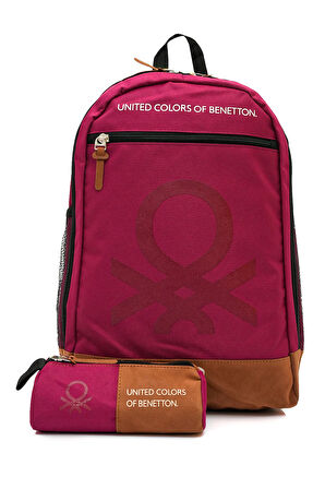 United Colors Of Benetton Unisex Genç Lise Üniversite 2'li Okul Seti Okul Çantası ve Kalemlik Seti 1305859