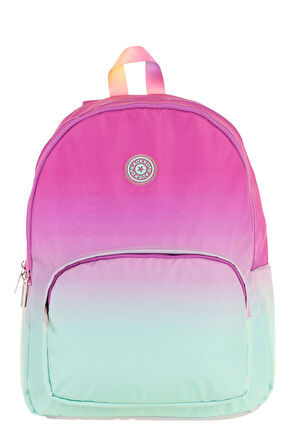 Elatae Su Geçirmez Kumaş Kız Çocuk Çok Gözlü Ortopedik Sırt Okul Çantası K1798