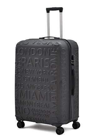 ÇÇS 5167 Ekstra Dayanıklı Kabin Ve Büyük 2'li Valiz Seti