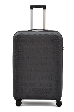 ÇÇS 5167 Ekstra Dayanıklı Orta Ve Büyük 2'li Valiz Seti