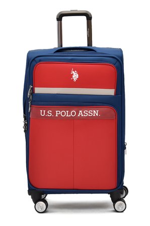 U.S. Polo Assn. OrtaBoy Kumaş Valiz Lacivert-Bordo 26051