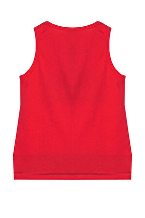 Erkek Çocuk Atlet - Kırmızı  | 8-9 Yaş