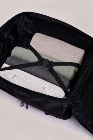 Elatae Uçak Koltuk Altı Valizi ve Seyahat Çantası Laptop Tablet Bölmeli Kabin Uyumlu Sırt Çantası
