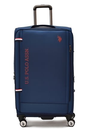 U.S. Polo Assn. Büyük Boy Kumaş Valiz Lacivert 8078
