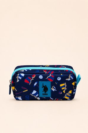 U.S. Polo Assn. Erkek Çocuk Okul Çantası ve Kalemlik Seti İlkokul Ortaokul Lacivert