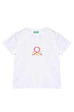 Benetton Kız Çocuk T-shirt 09277