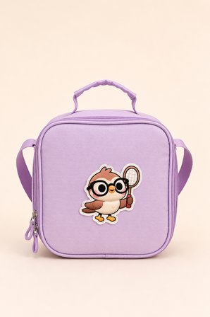 CCS Kids Kız Çocuk İlkokul Okul Çantası 3'lü Set Beslenme Çantası Kalemlik Ortopedik Çok Gözlü Lila