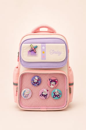 Ççs Kids Kız Çocuk İlkokul Okul Çantası Beslenme Çantası Kalemlik 3'lü Set Ortopedik Pembe 51974