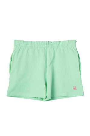 Kız Çocuk Şort - Mint Yeşili | 11-12