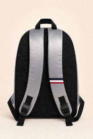 U.S. Polo Assn. Saten Kumaş İlkokul Ortaokul Okul Sırt Çantası Ortopedik Hafif Çok Gözlü Gri PLCAN26099