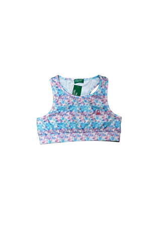 Benetton Kız Çocuk Turkuaz Bralet Atlet
