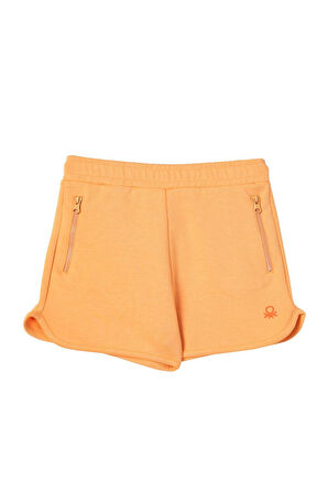 Kız Çocuk Şort - Somon | 8-9