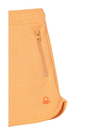 Kız Çocuk Şort - Somon | 8-9