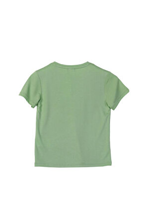 Kız Çocuk T-Shirt - Mint Yeşili | 6-7