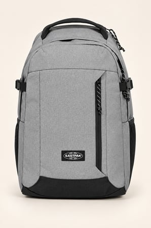 Eastpak Gri Laptop Bölmeli Sırt Çantası Çok Gözlü Geniş Hacimli Suluk Cepli Okul Günlük Seyahat Çantası